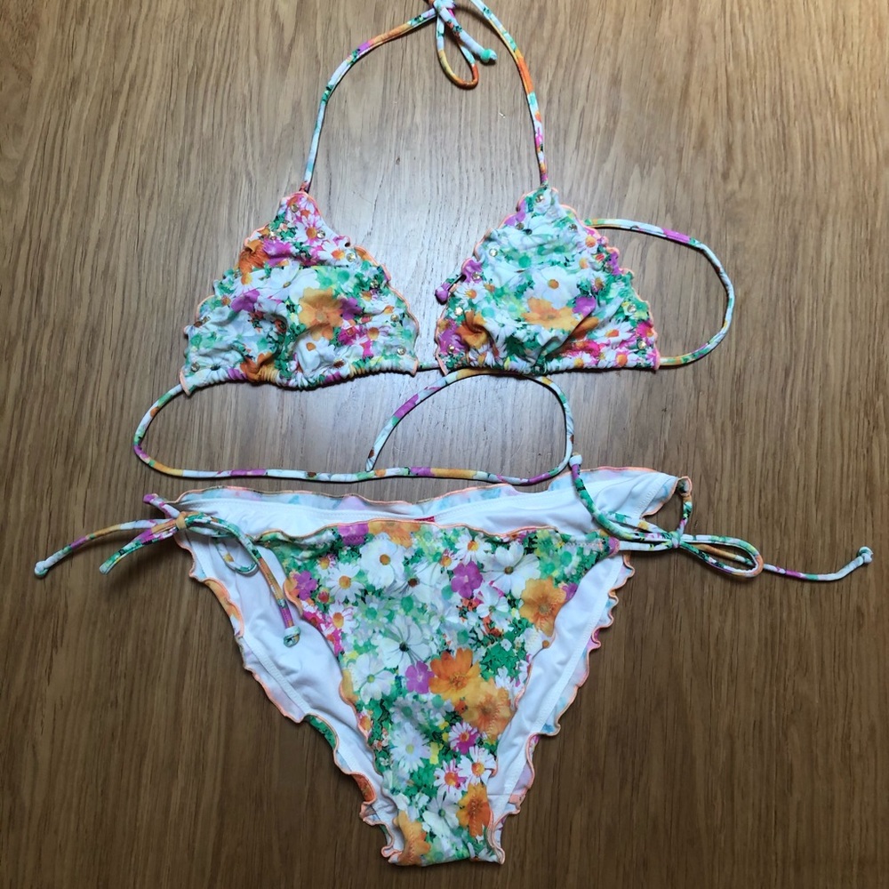 Victoria’s Secret jeweled flower bikini